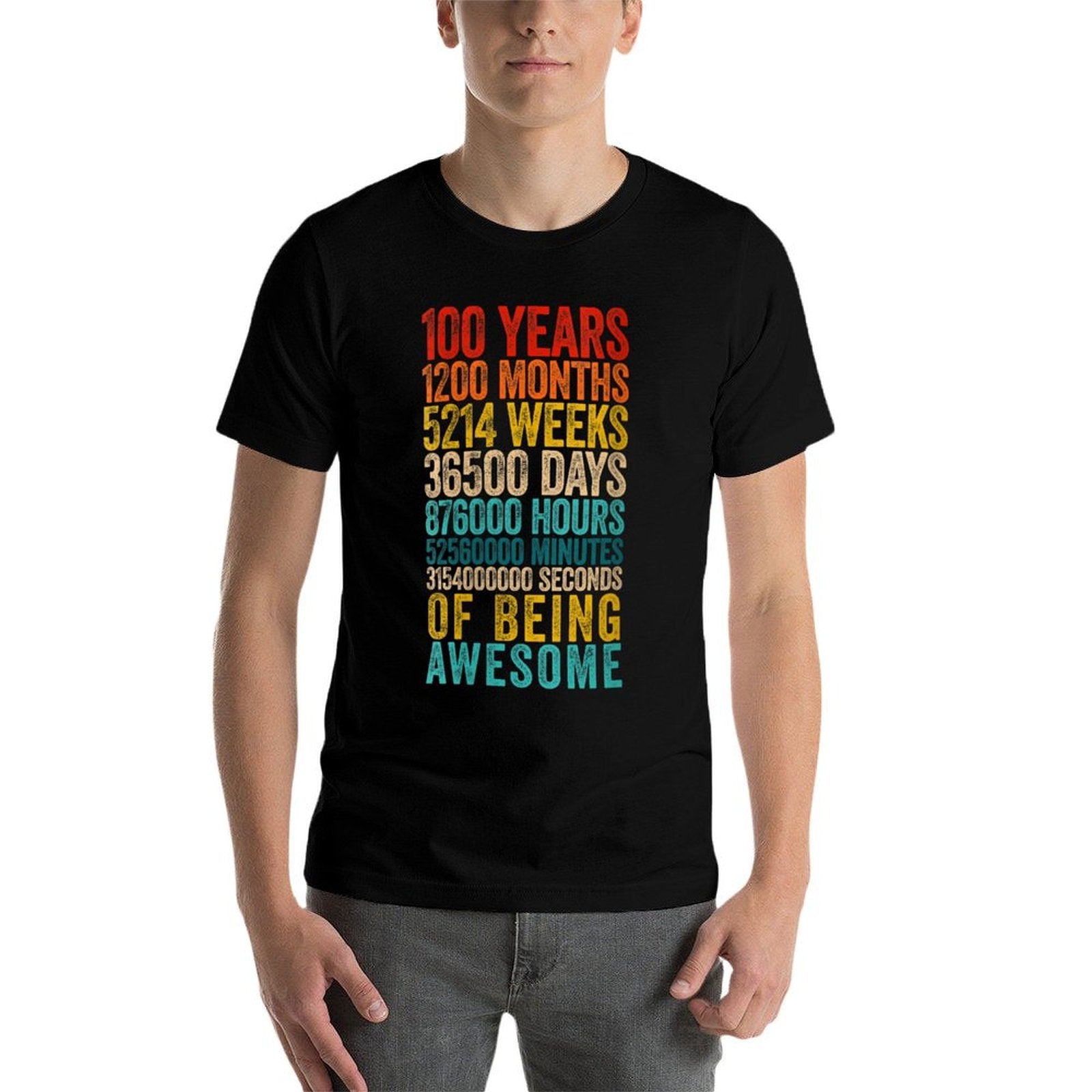 Funny 100th Birthday Old Meter Funny 100 Year Old Gift  Vintage-inspired T-Shirt