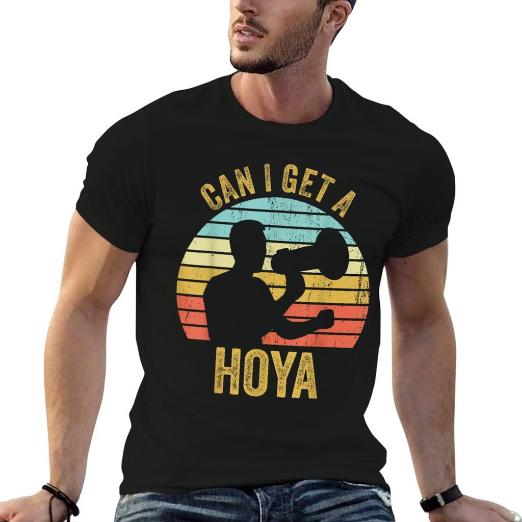 Can I Get A Hoyaaa Man Shouting Hoya Dank Meme  Heathered Texture T-Shirt