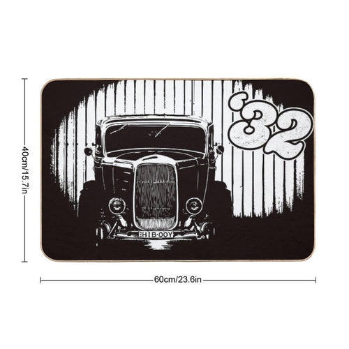 1932 Ford Coupe Hot Rod  High-Traffic Bath Mat