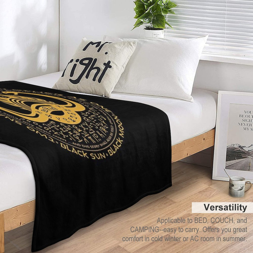 Thulsa Doom Two Snakes Coming Together Sustainable Throw Blanket