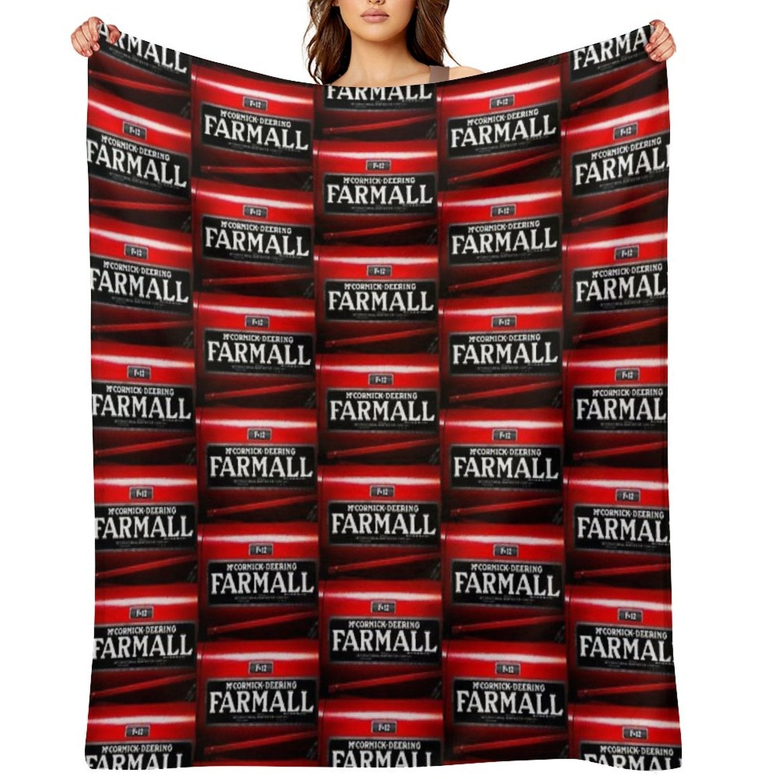 Farmall   International Harvester McCormic Deering Durable Throw Blanket