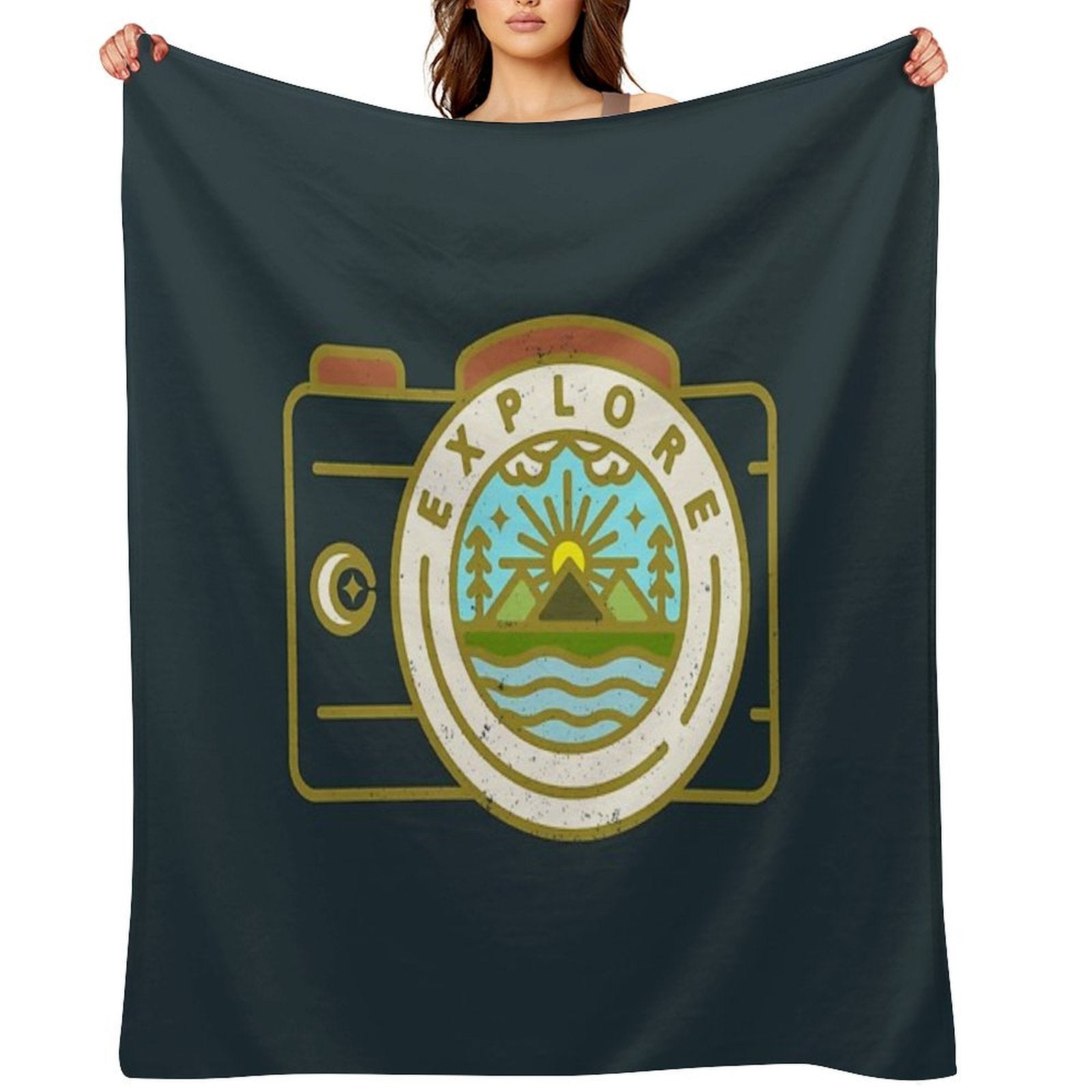 Explore Velvety-soft Throw Blanket