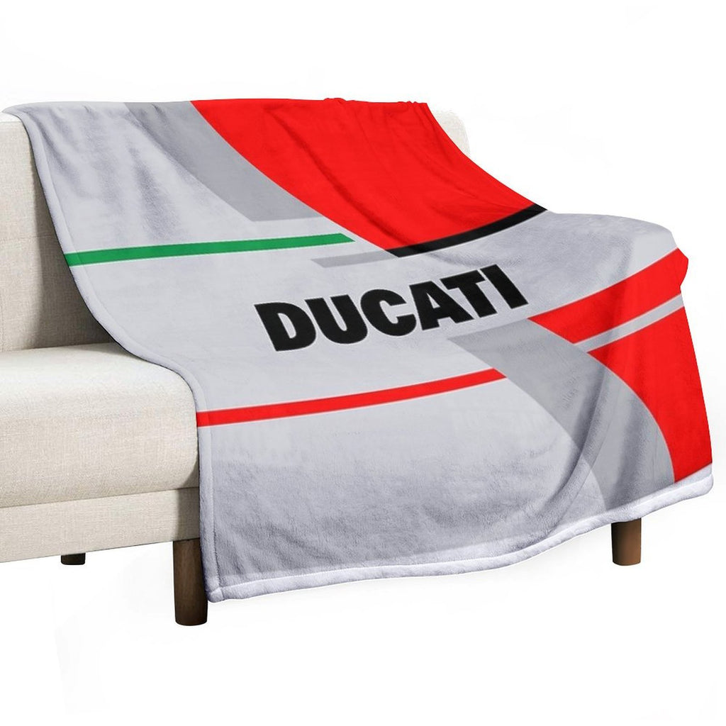 DUCATI Team R Plush Throw Blanket