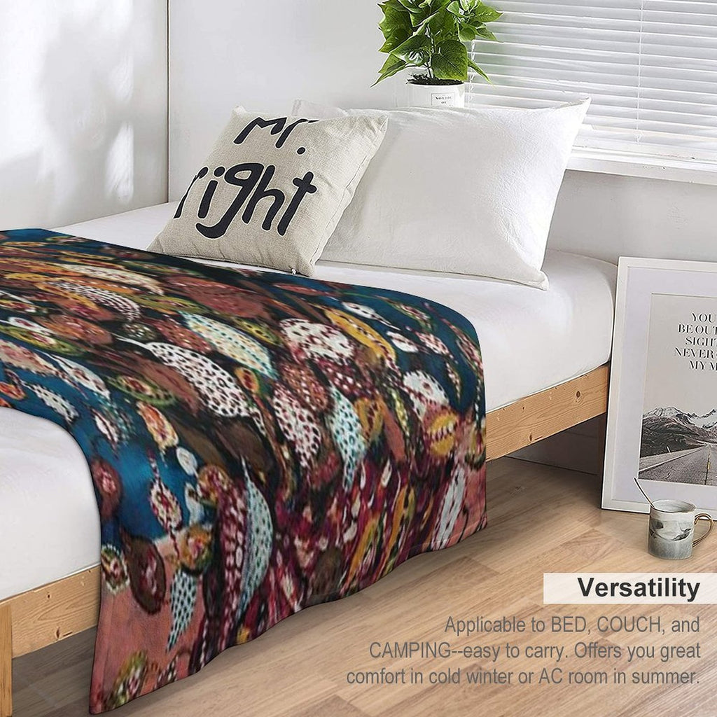 Le Bouquet De Feuilles - Seraphine Louis - Favourite Artists Collection Quick-dry Throw Blanket