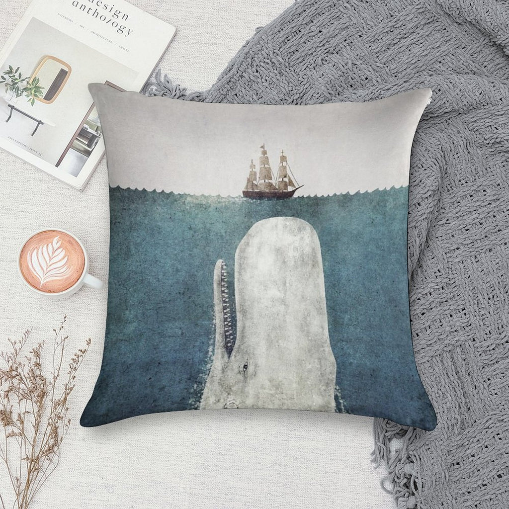 The White Whale Soft Shrink-Resistant Throw Pillow