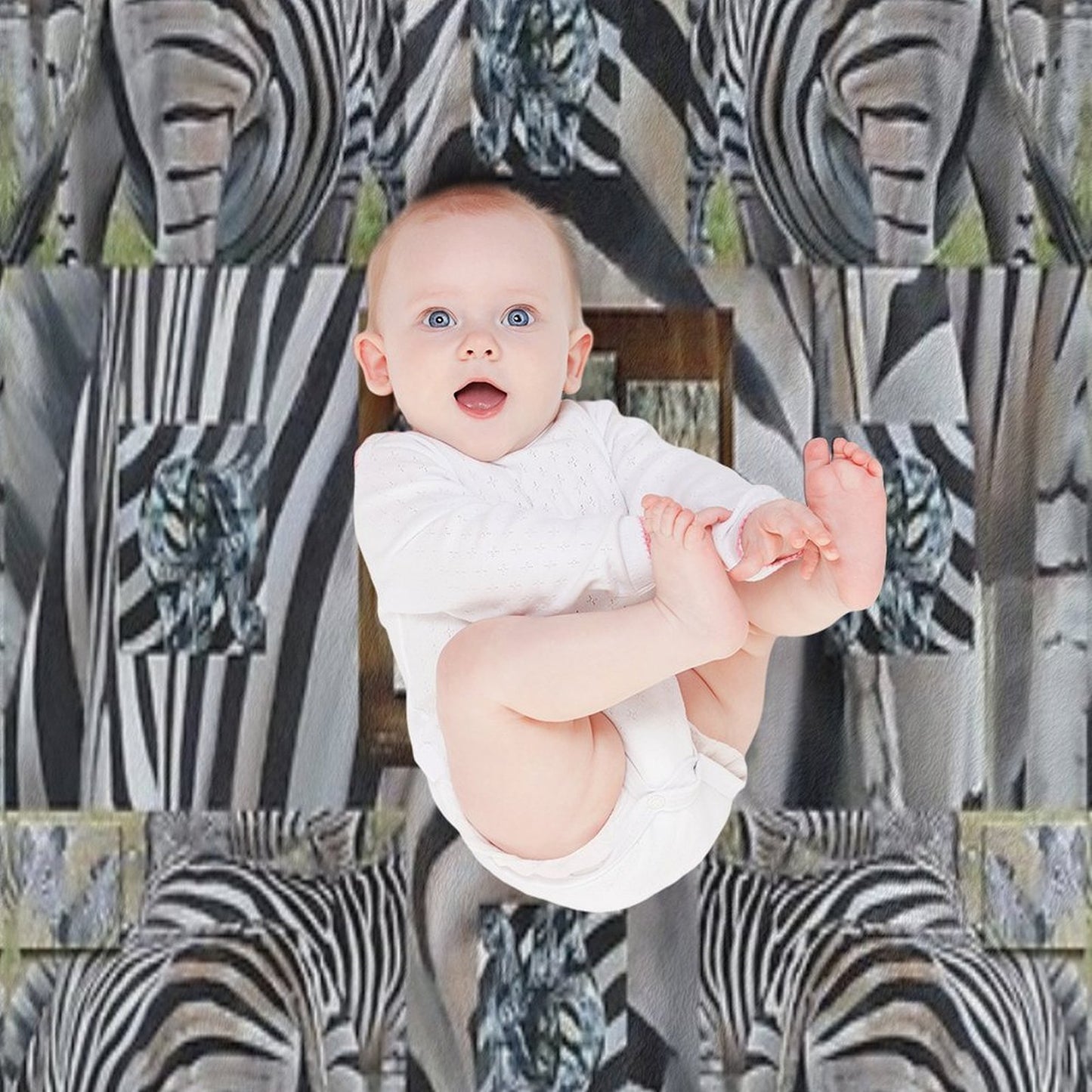 Zebra Pattern Gift-ready Throw Blanket