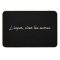 L’enfer, C’est Les Autres  Stain-Proof Bath Mat