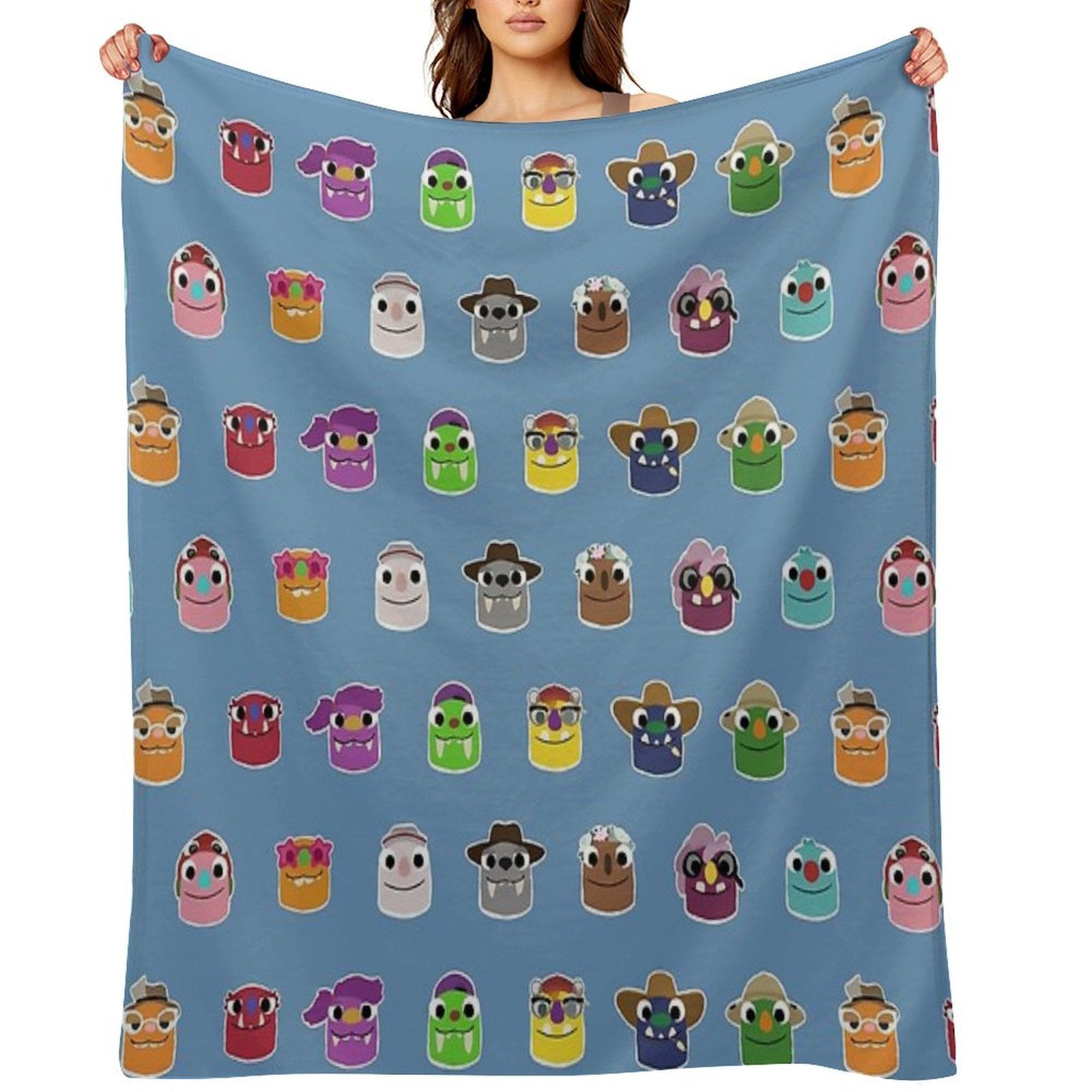 Bugsnax - All Grumpuses Comfort Throw Blanket