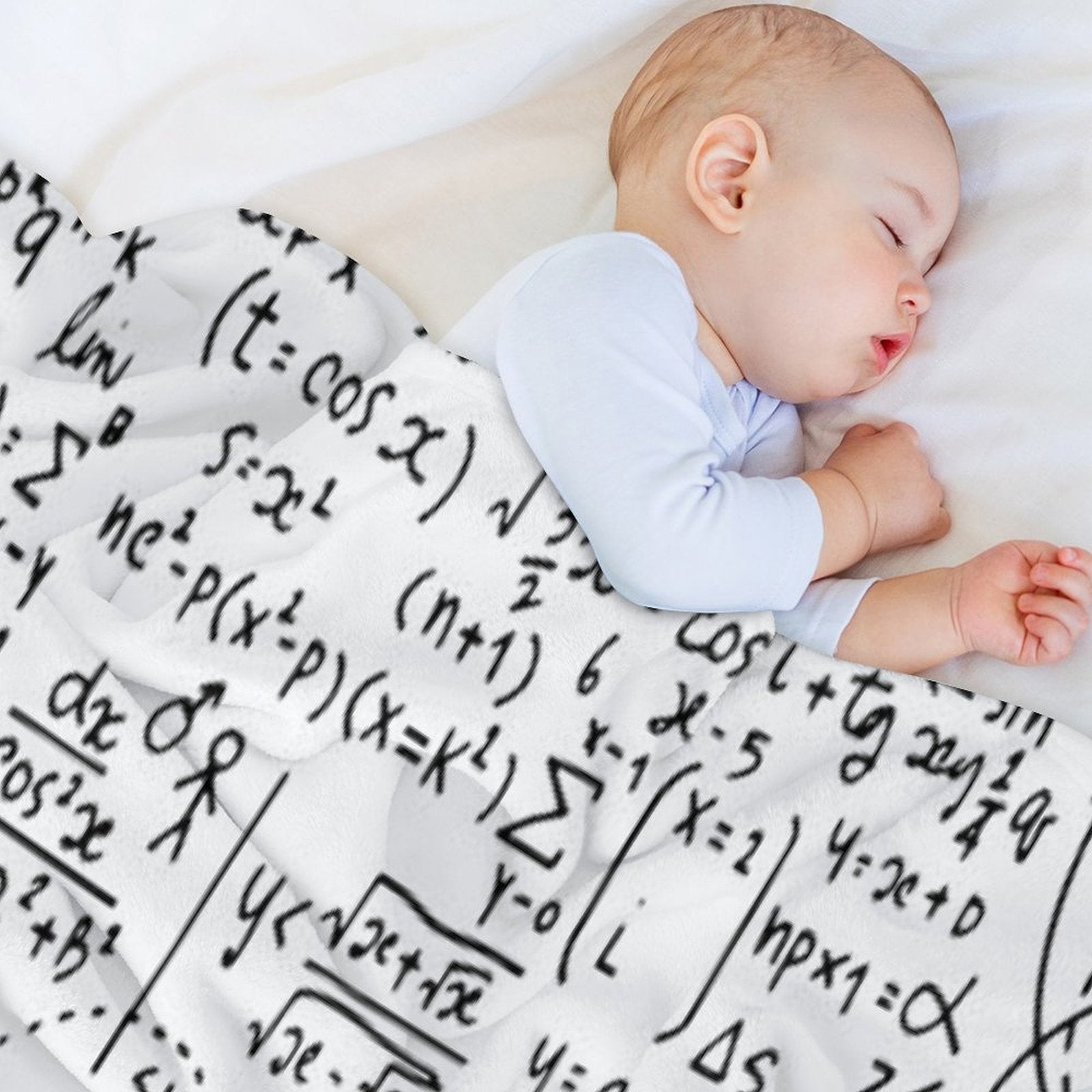 Math Equations And Mathematical Patterns Versatility Throw Blanket