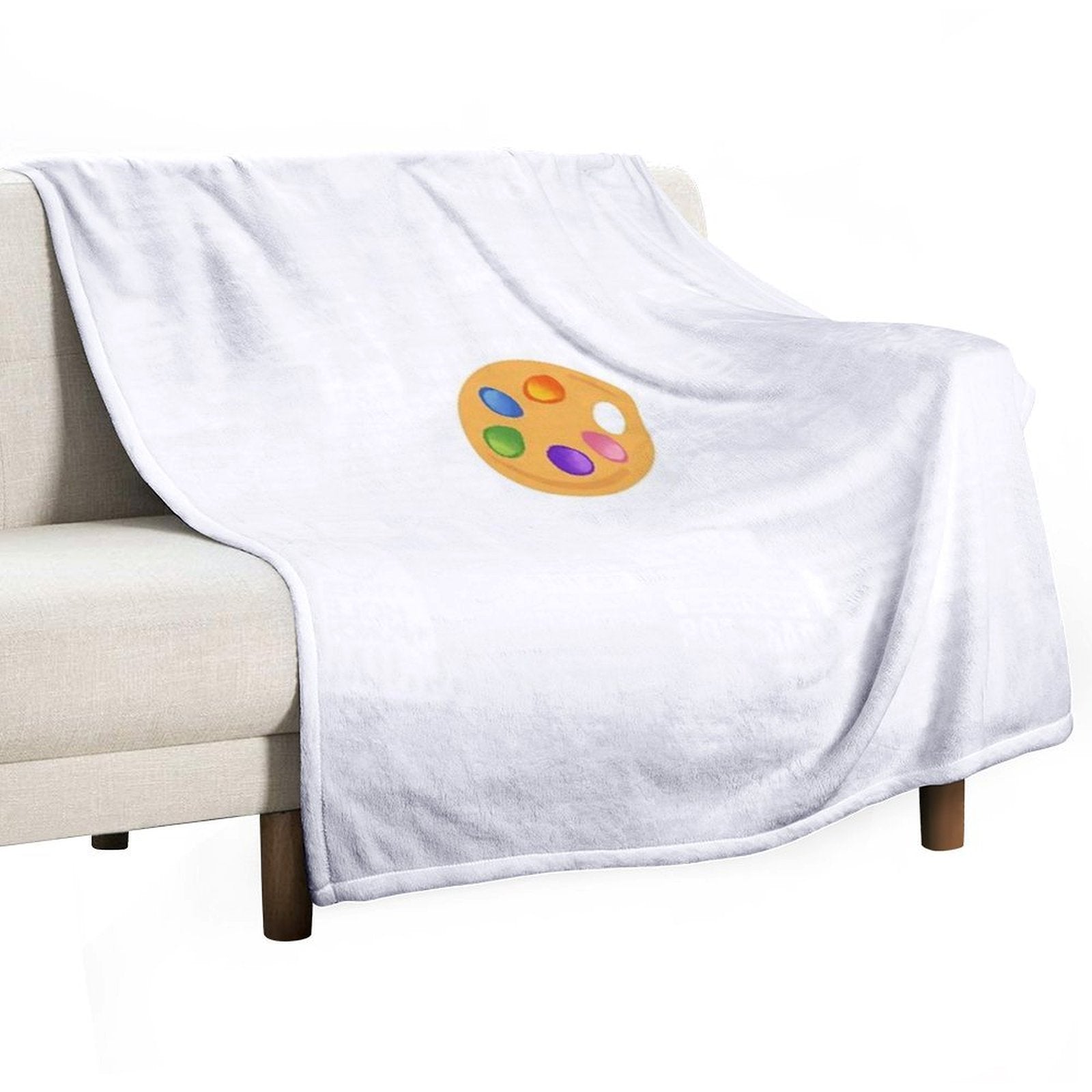 Artist Paint Palette Multi-functional Throw Blanket
