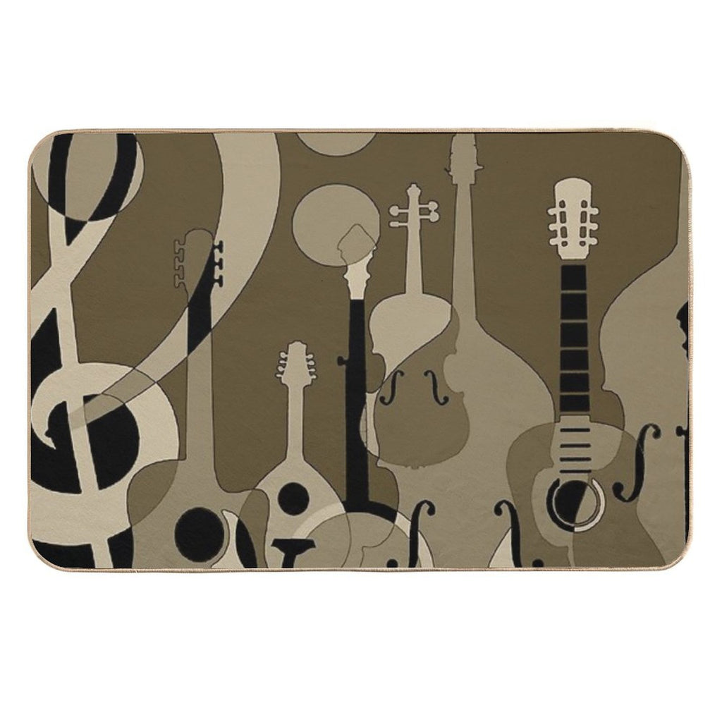 Music Lover  Dirt-Trapping Bath Mat