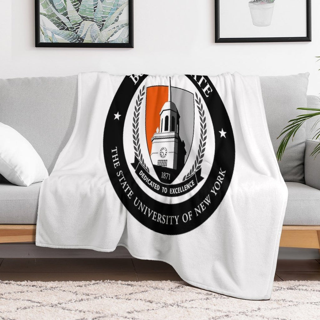 SUNY Buffalo St. College Easy Care Throw Blanket