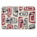 Retro Mid Century Modern Abstract 549  Absorbent Bath Mat
