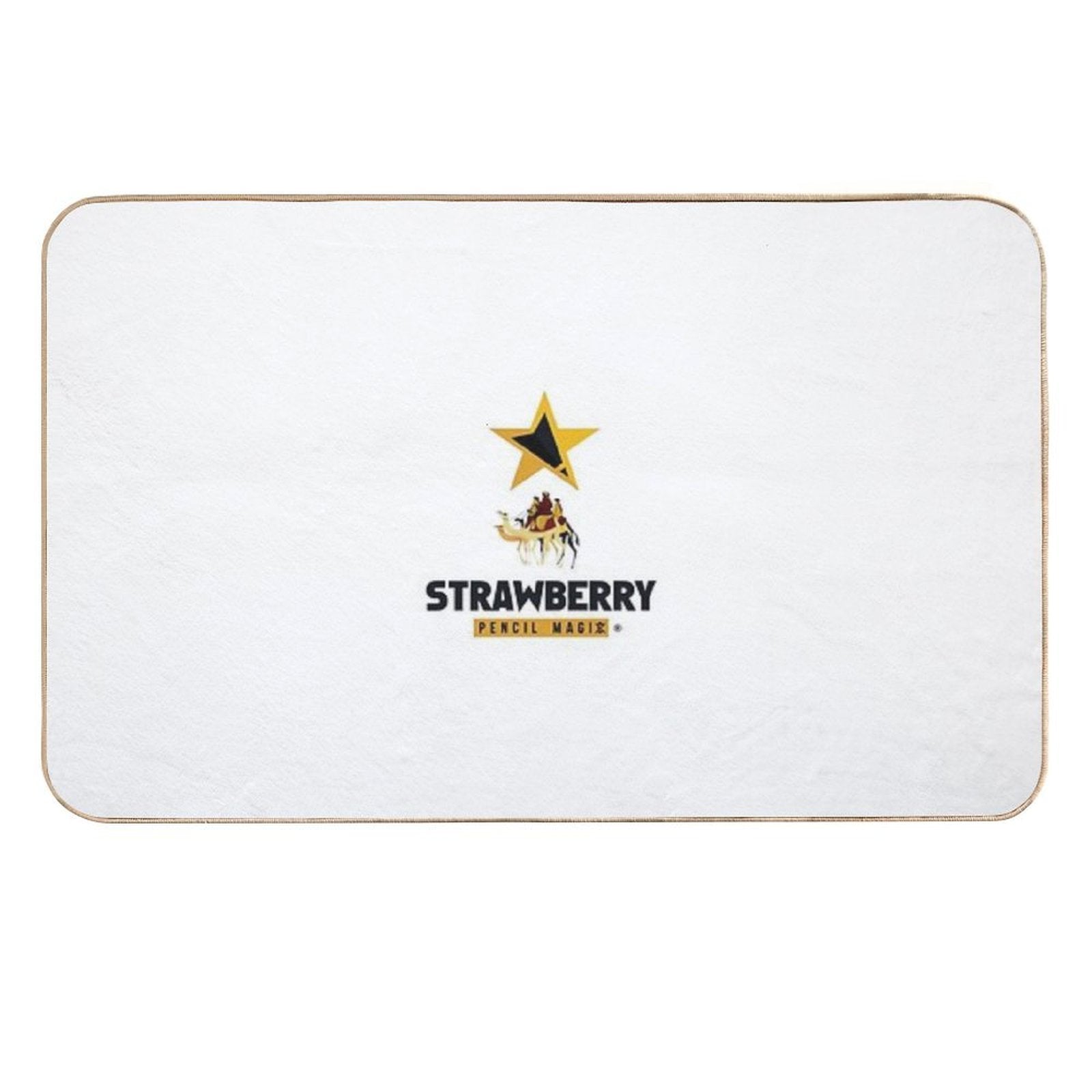 Strawberry Pencil Magic  Anti-Trip Bath Mat