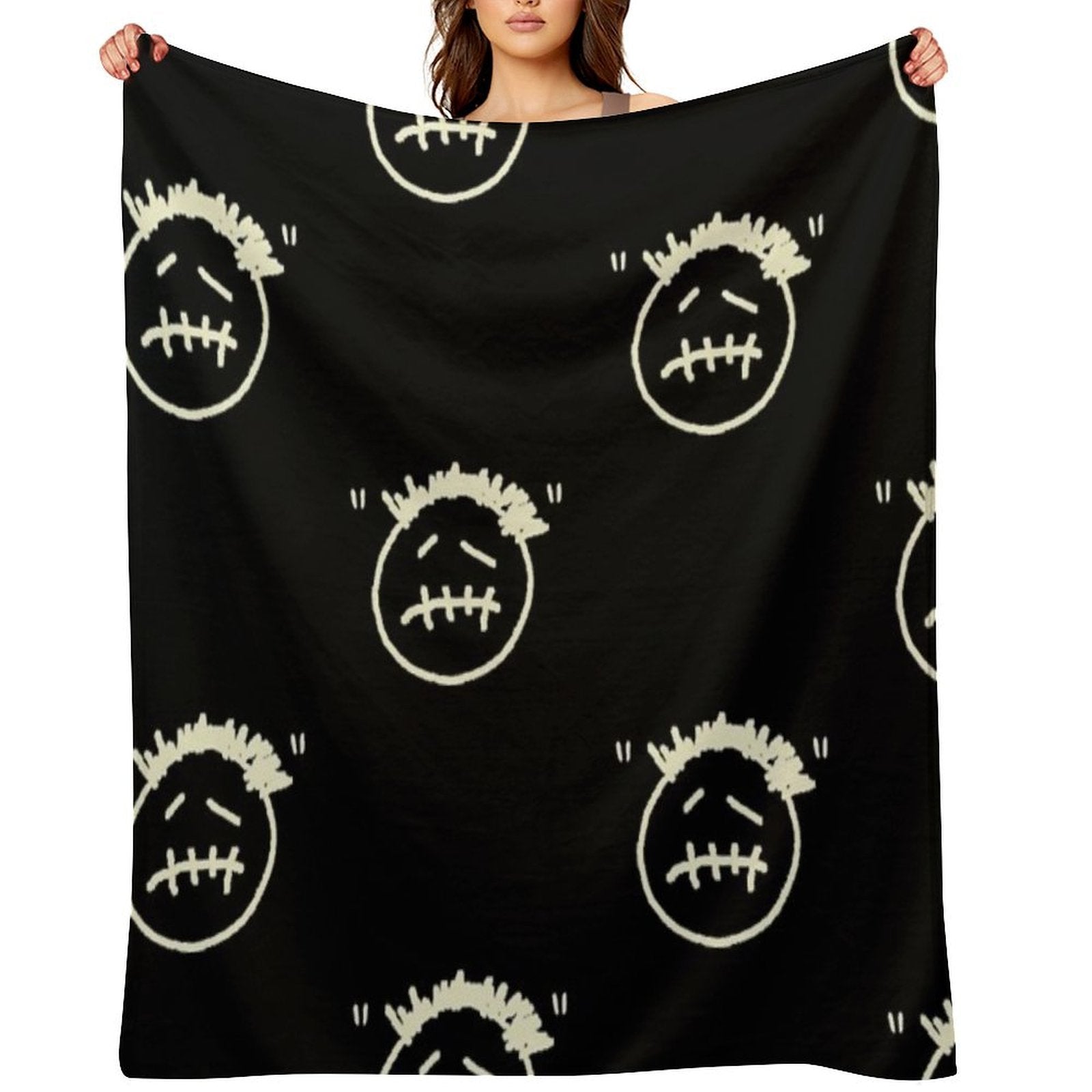 Cactus Jack Logo Sustainable Throw Blanket