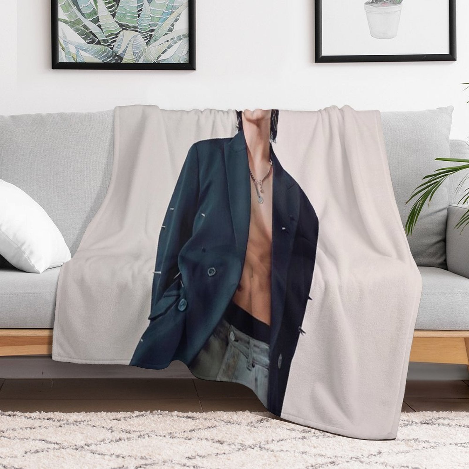 Bts Jungkook Velvety-soft Throw Blanket