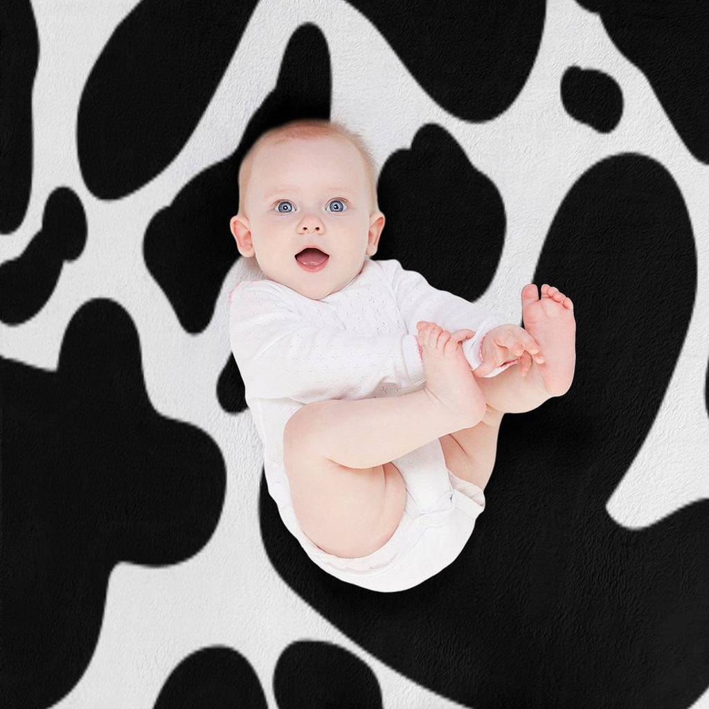 Cow Print Premium Throw Blanket