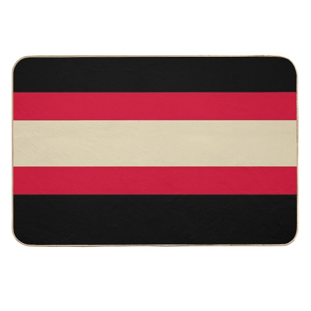 Chicago Blackhawks Retro Stripes  Toxin-Free Bath Mat