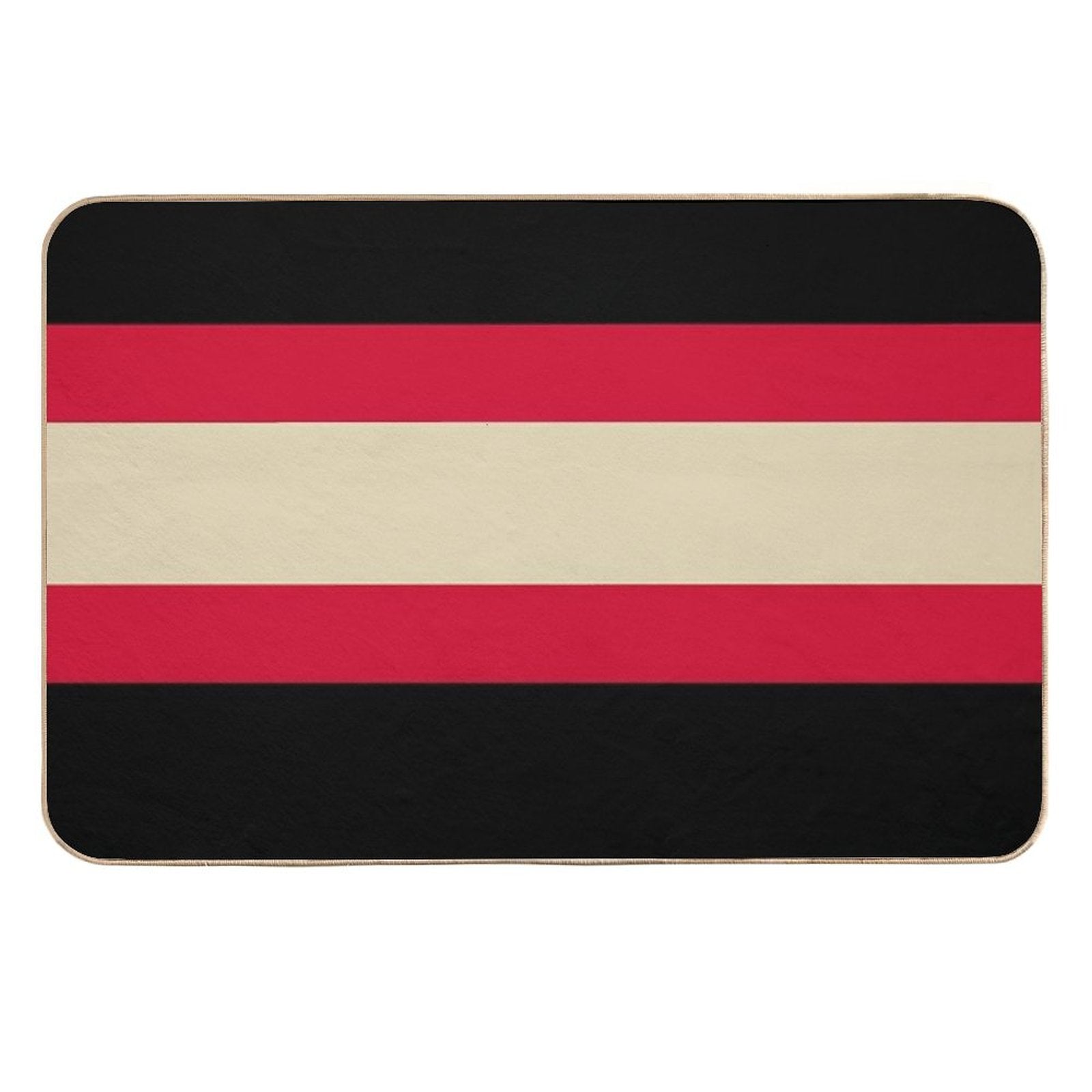Chicago Blackhawks Retro Stripes  Toxin-Free Bath Mat