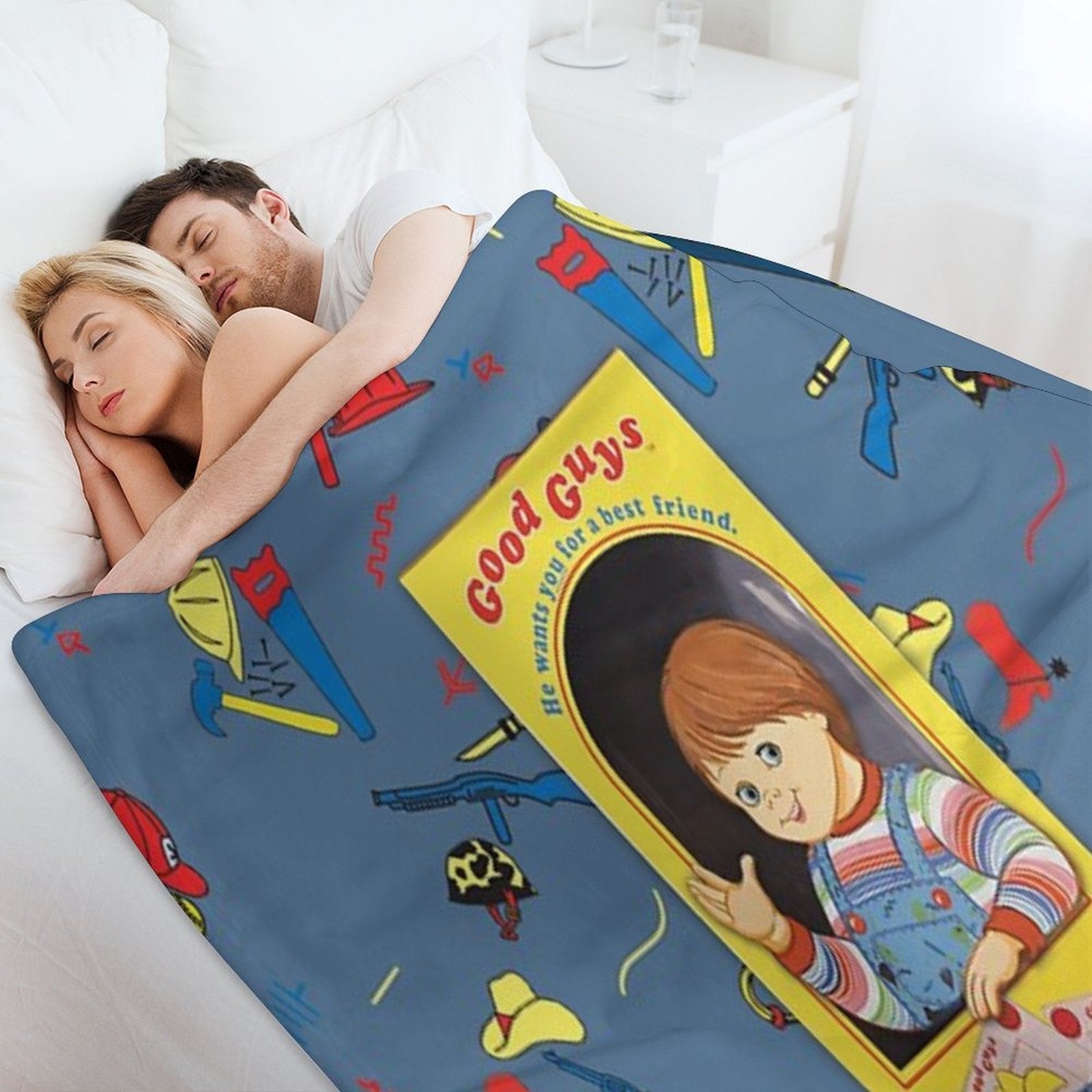 The Good Guys - Childs Play Ft. Chucky Comfort Throw Blanket
