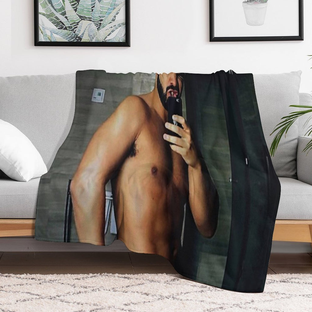 Drake Shirtless Machine-washable Throw Blanket