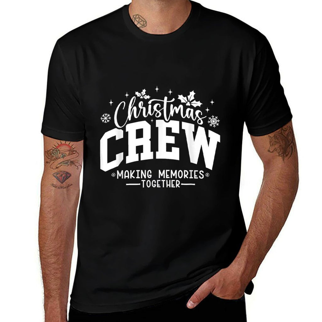 Christmas Crew Family Reunion Graphic Xmas Holiday  Vintage-inspired T-Shirt