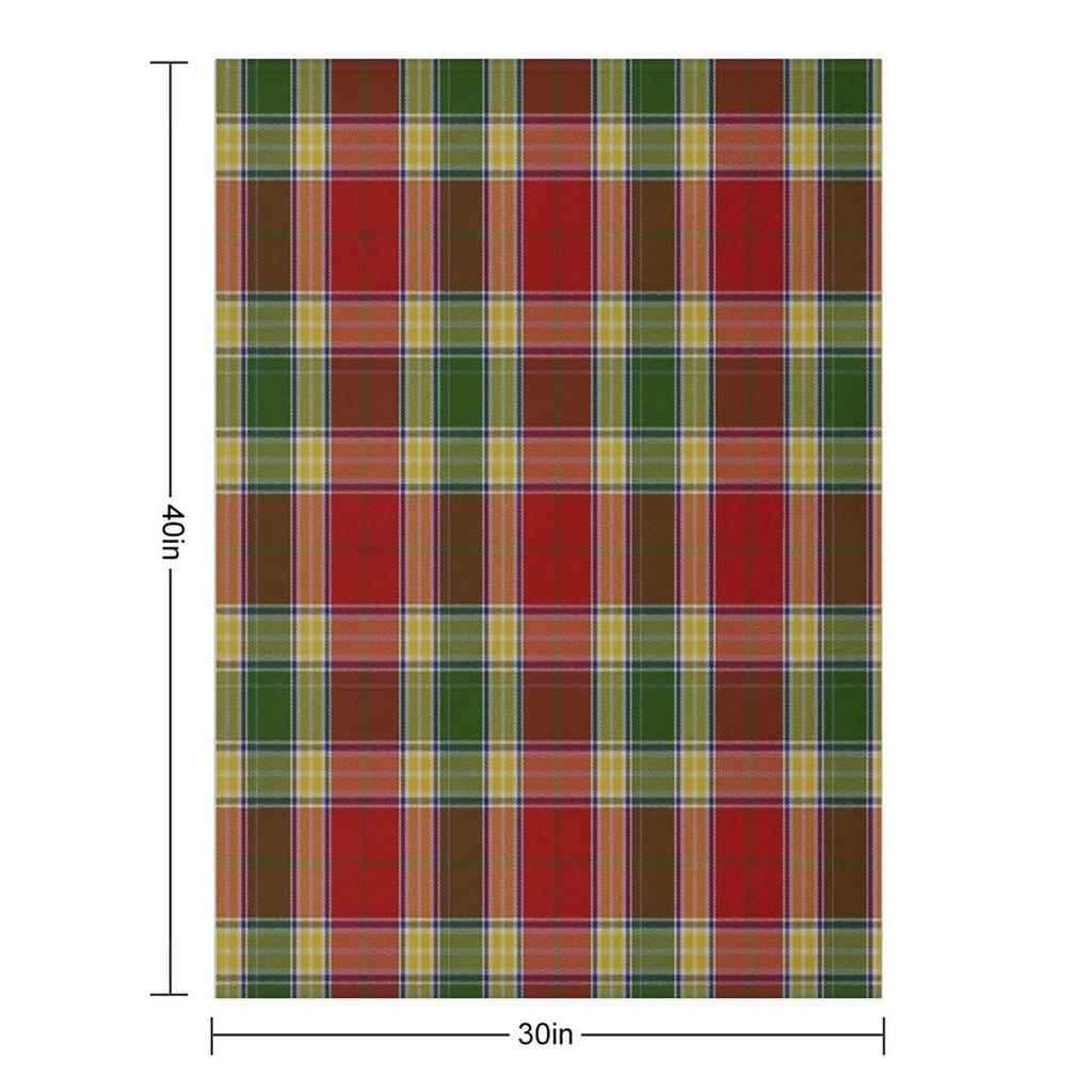 Clan Gibson Tartan Machine-washable Throw Blanket