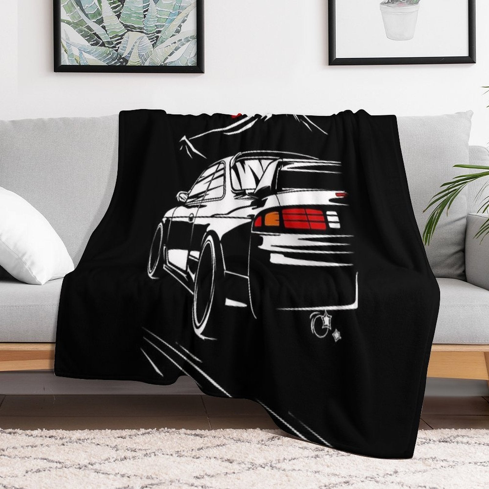 Nissan Silvia S14 Gift-ready Throw Blanket