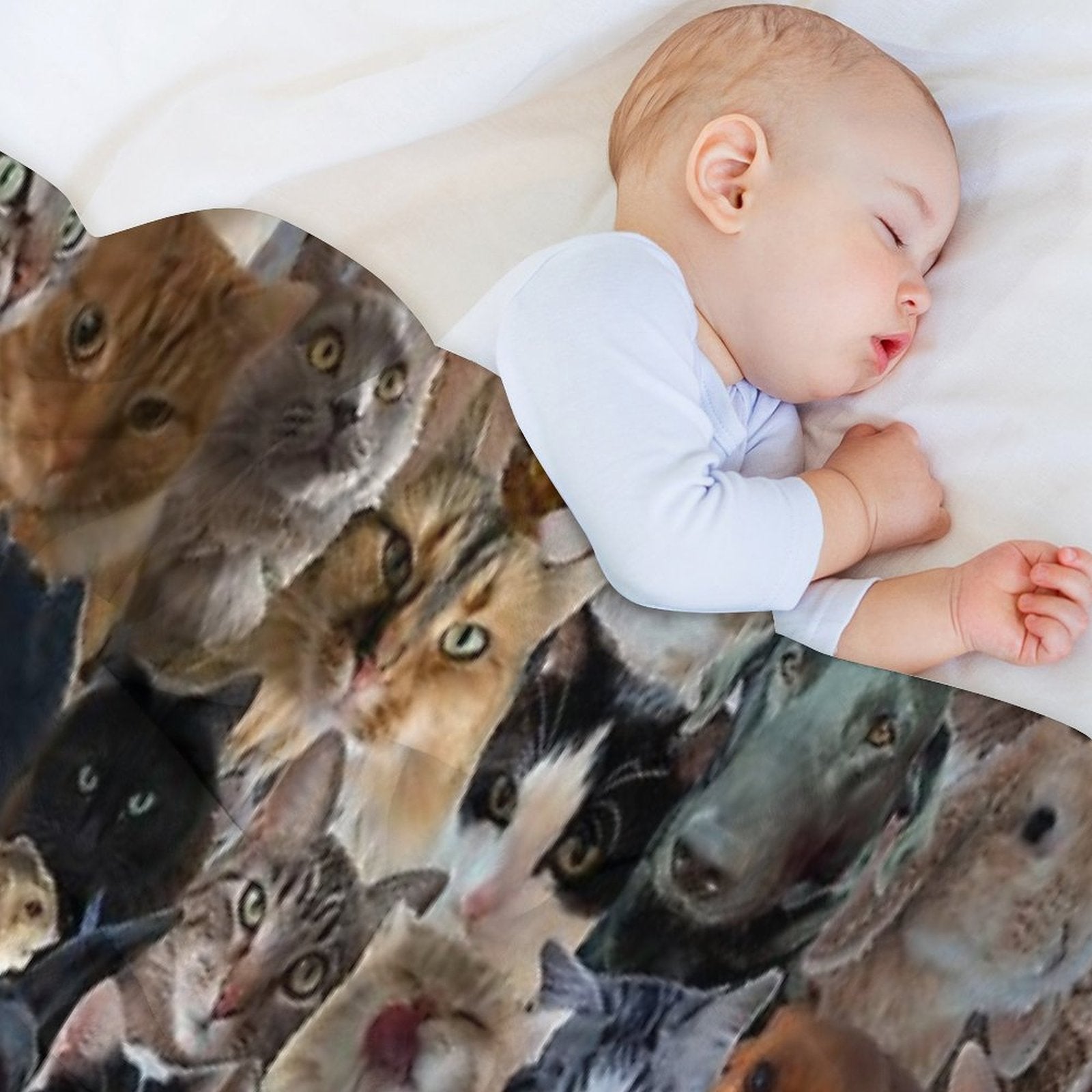Pets Are Life Sustainable Throw Blanket