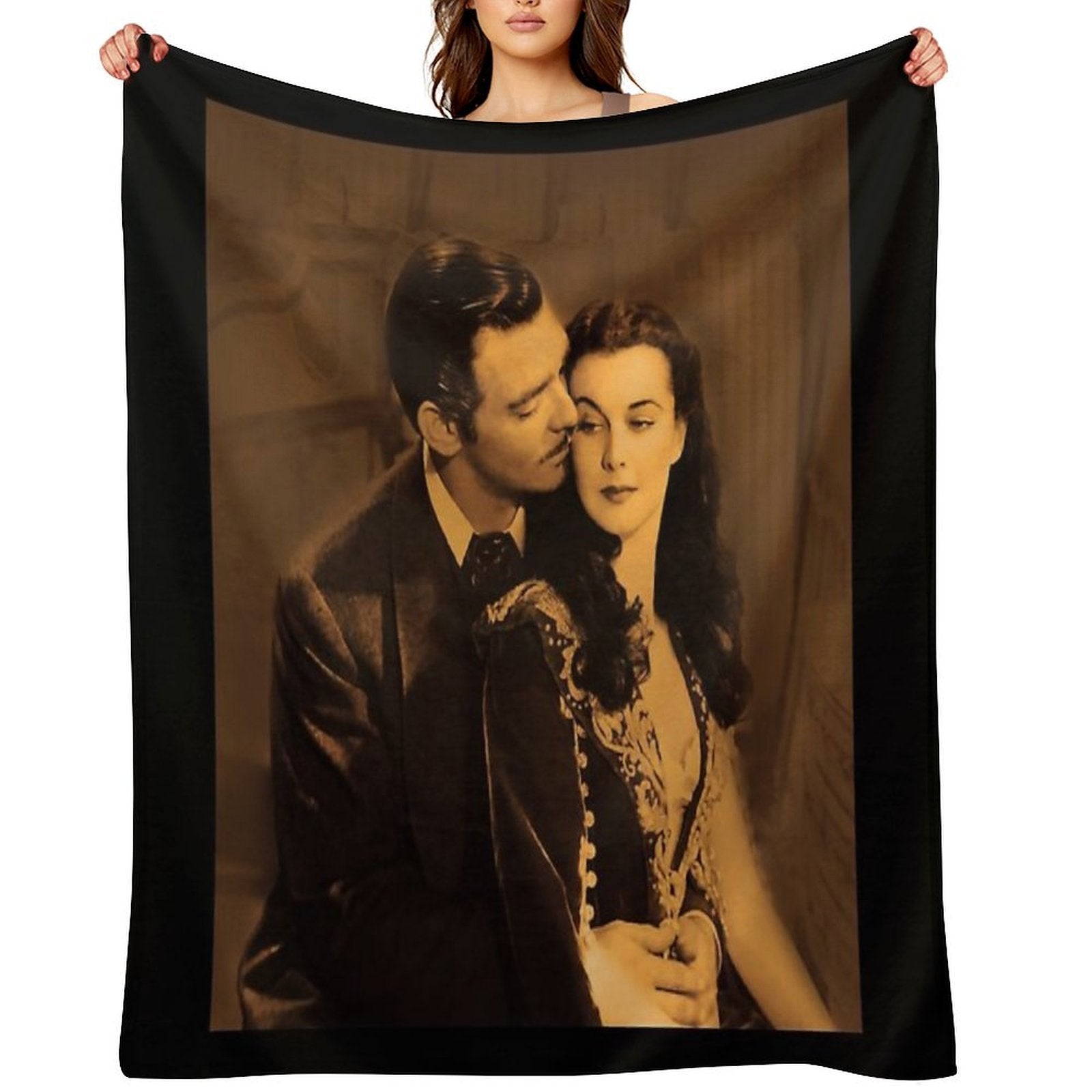 Gone with The Wind Wrinkle-free Throw Blanket