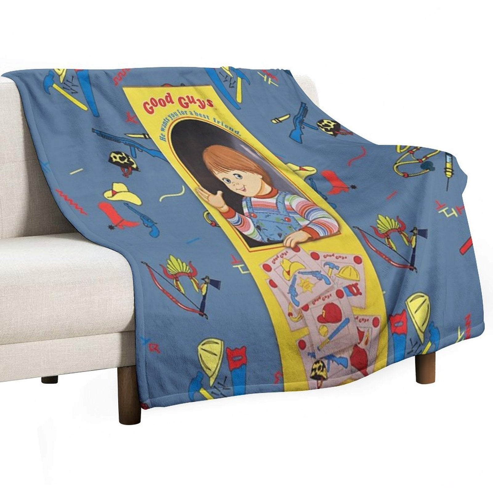The Good Guys - Childs Play Ft. Chucky Comfort Throw Blanket