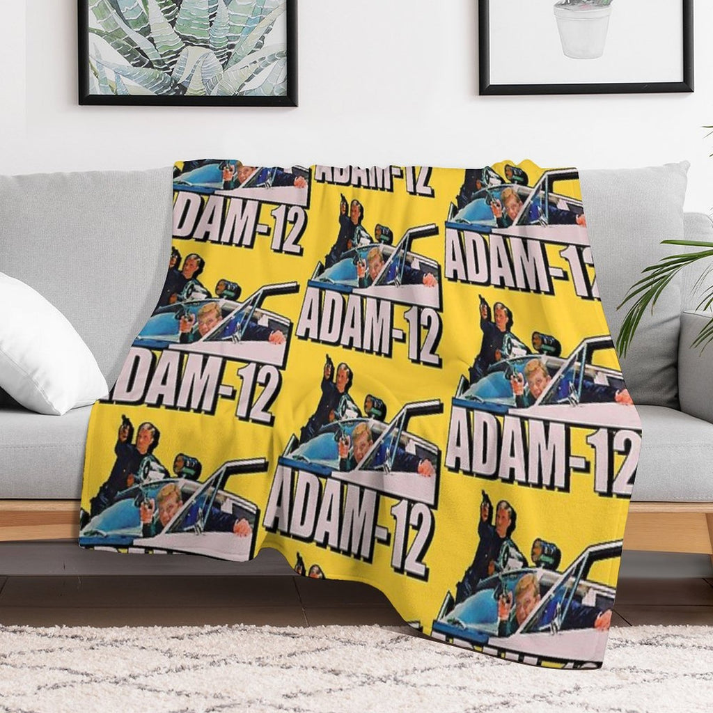 Retro One Adam 12 Tribute Quick-dry Throw Blanket