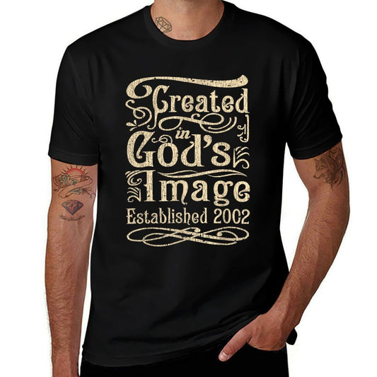 Vintage 22 21 Year Old Christian Jesus 2002 21st Birthday  Quick-drying T-Shirt