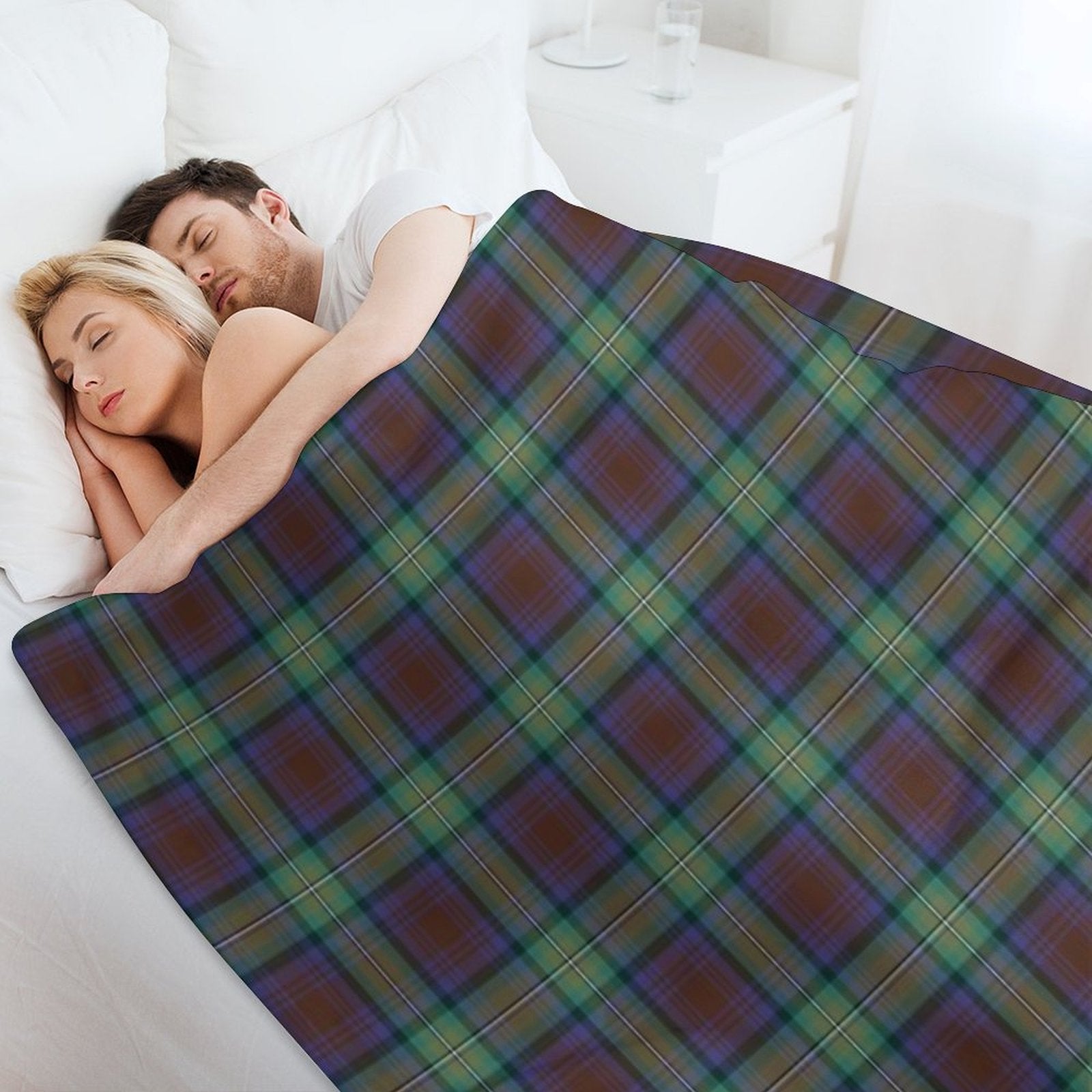 Isle of Skye Tartan  Cute Tartan Plush Throw Blanket