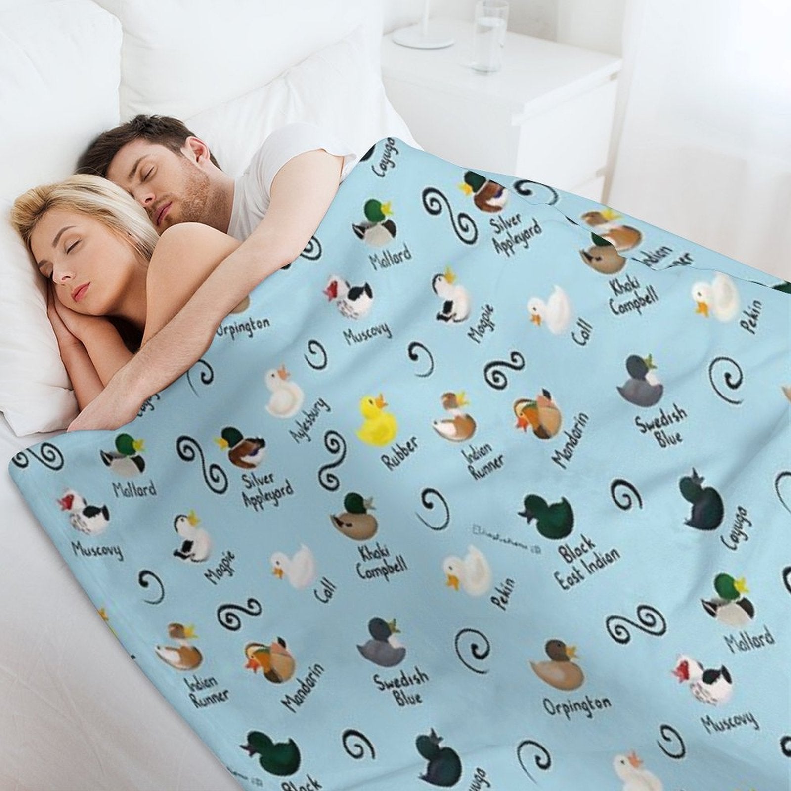 Ducks Ducks Ducks Versatility Throw Blanket
