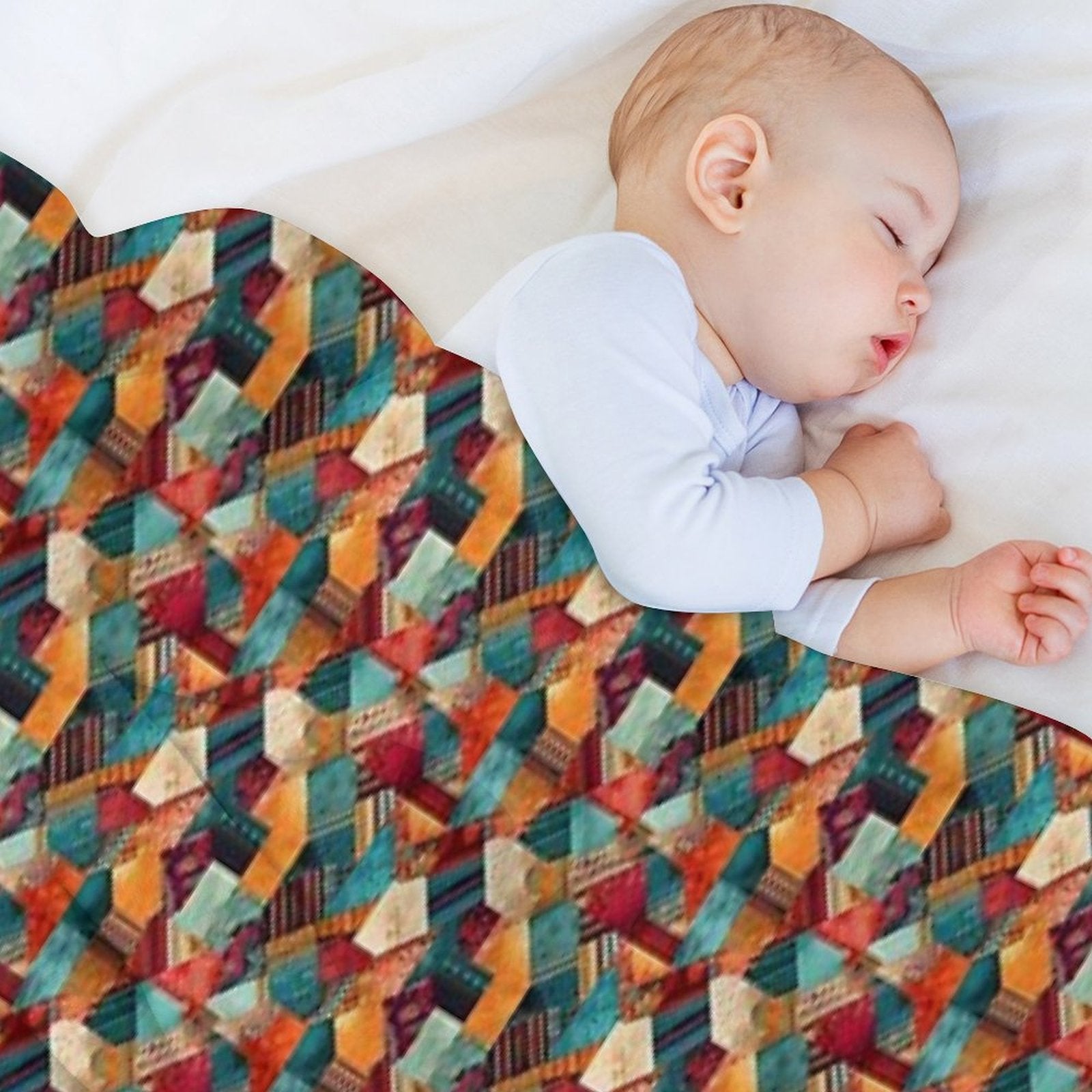 Patchwork Comfort Throw Blanket