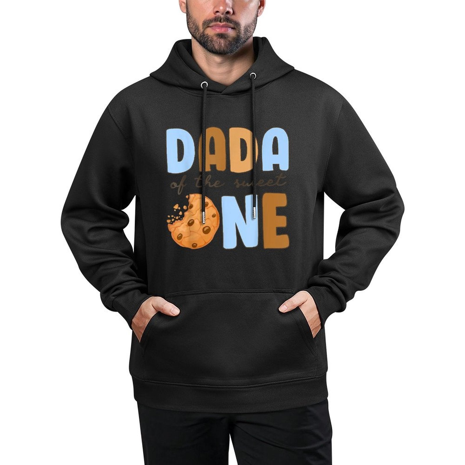 Dada Of The Sweet One Cookies And Milk 1st Birthday Family Relaxed Fit Hoodie