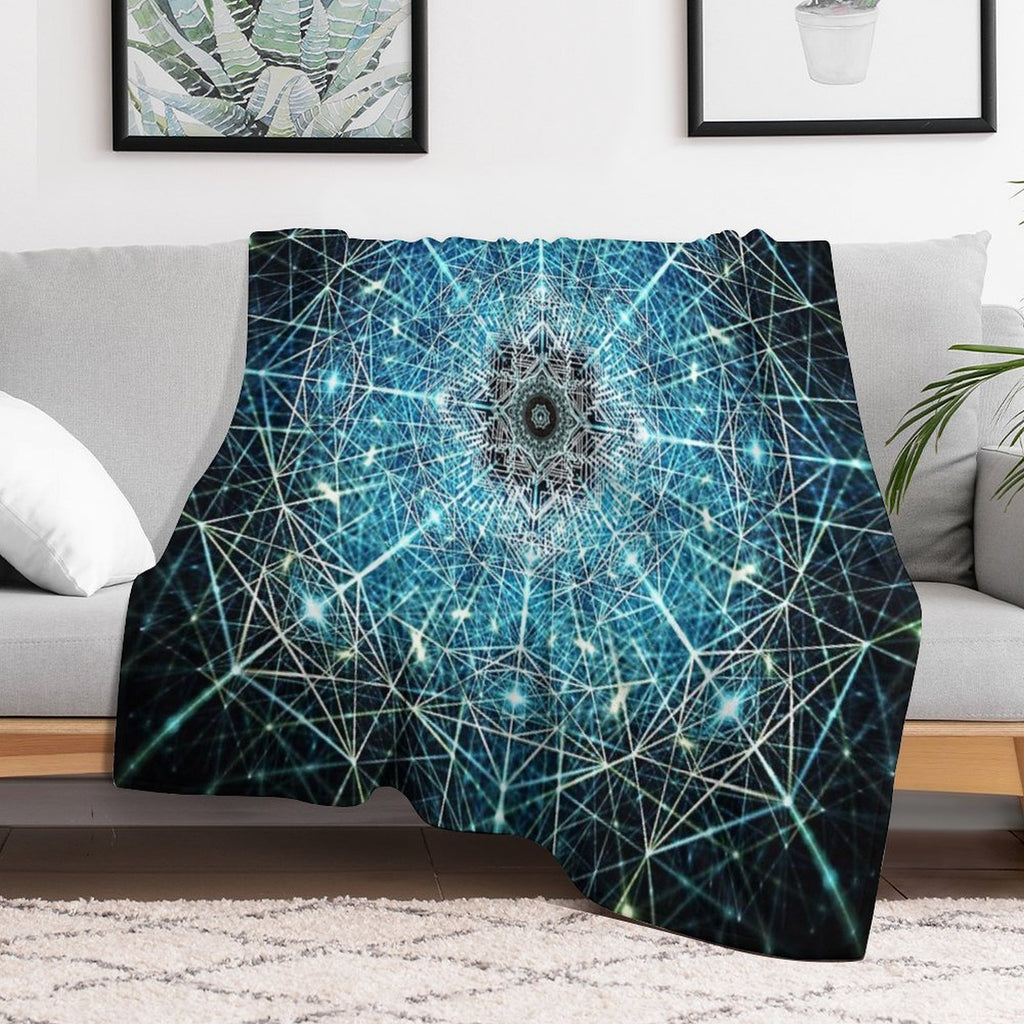 Dimensional Tensegrity Eco-conscious Throw Blanket