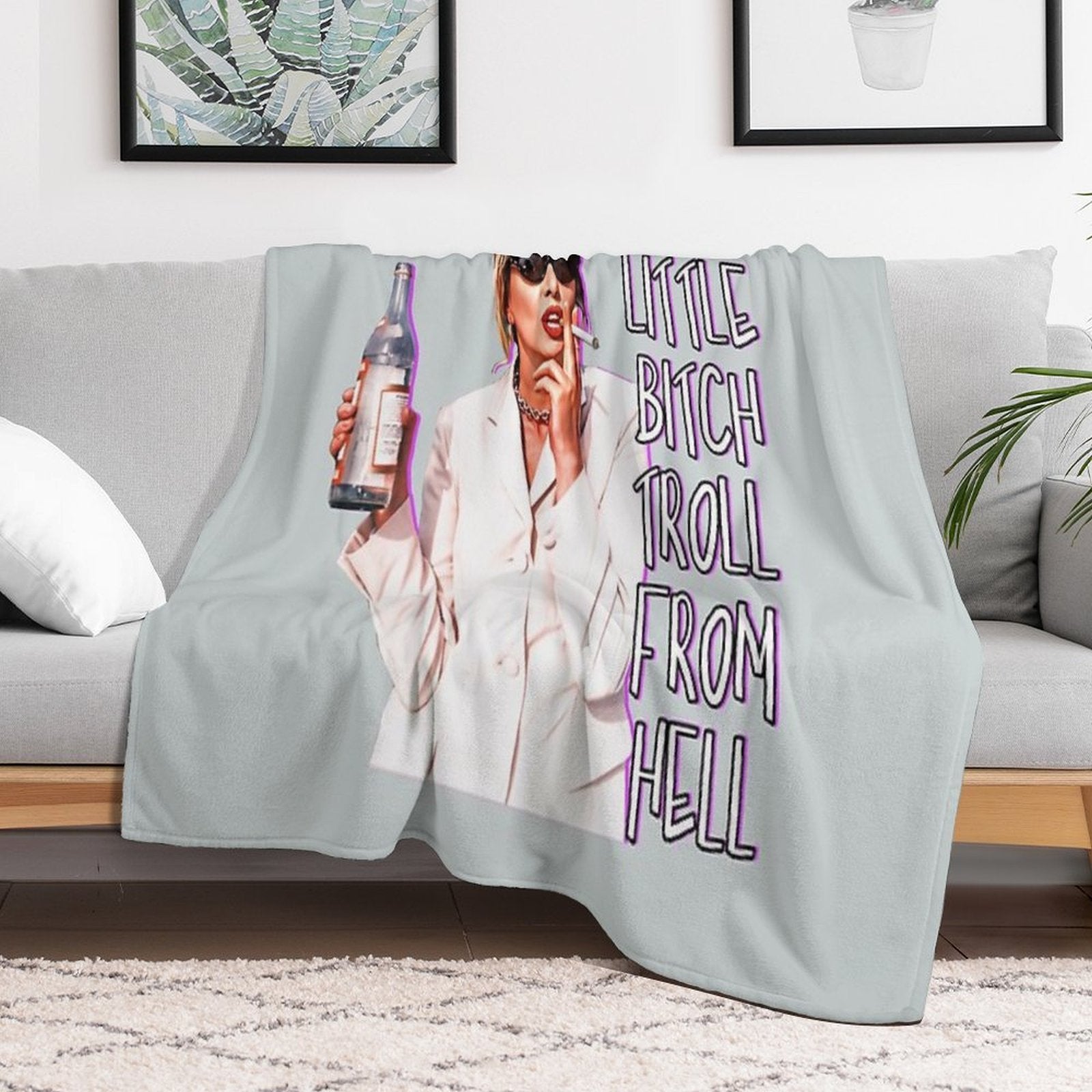 Absolutely Fabulous- Patsy Premium Throw Blanket