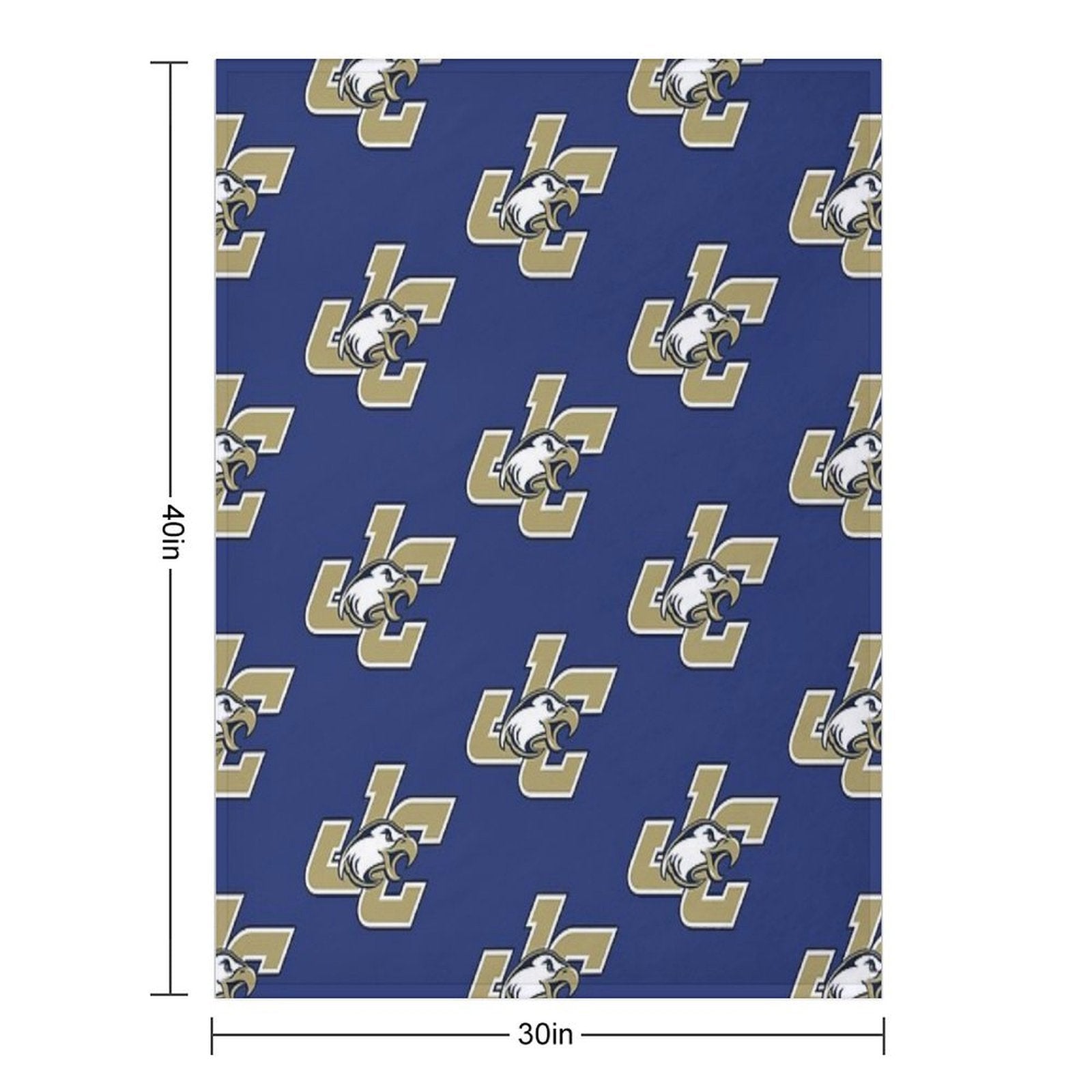 Juniata College Lightweight Throw Blanket