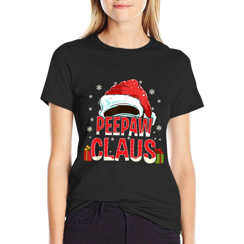 Peepaw Claus Group Gifts Matching Family Christmas  Tagless Design T-Shirt