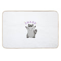 Raccoon Chaos  Easy To Clean Bath Mat