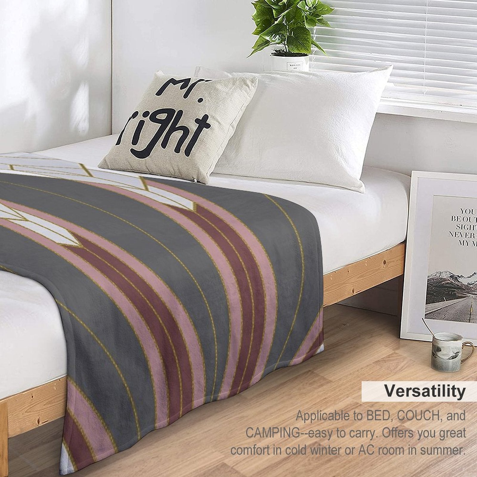 ART DECO G1 Velvety-soft Throw Blanket