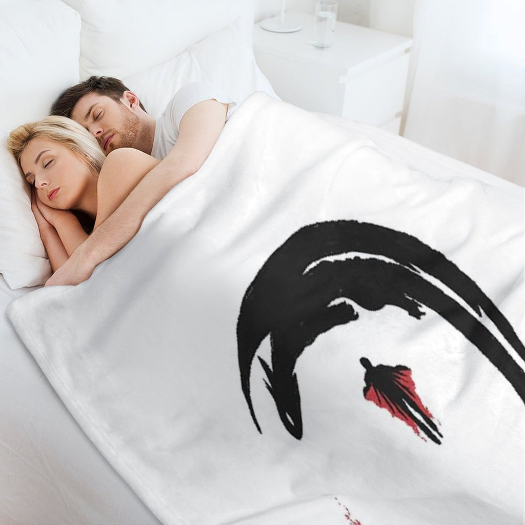 Dragon Rider Plush Throw Blanket