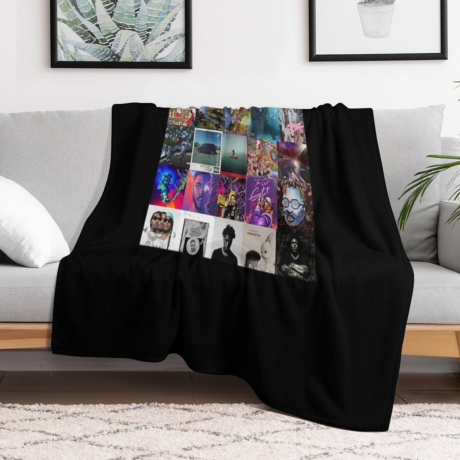 Copy of Custom- Michael Ricciardi Travel-friendly Throw Blanket
