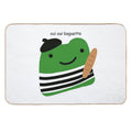 Oui Oui Baguette French Frog  Odorless Bath Mat