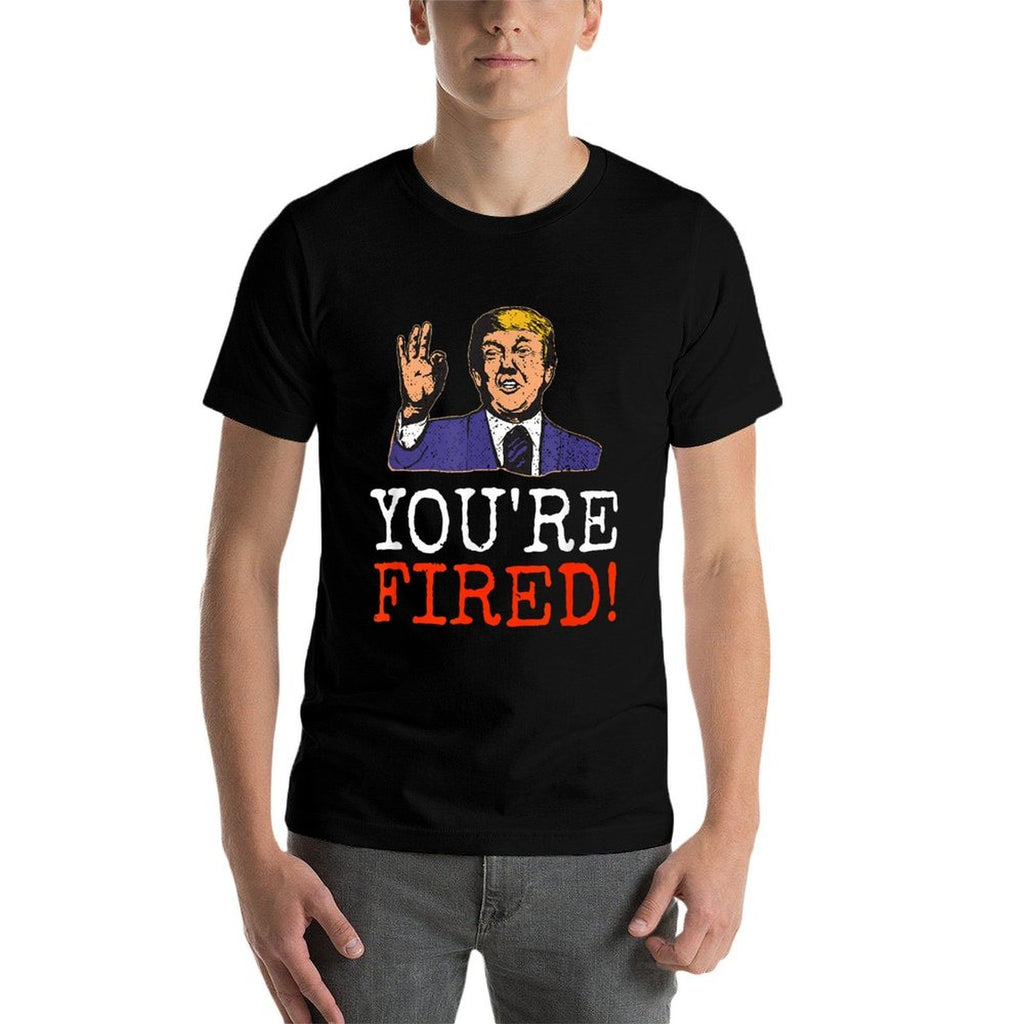Trump You're Fired! Funny Graphic  Oversized Silhouette T-Shirt