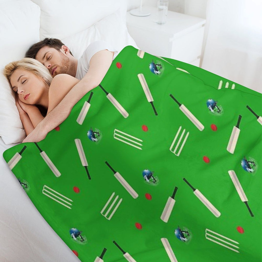 Cricket Pattern Shrink-resistant Throw Blanket