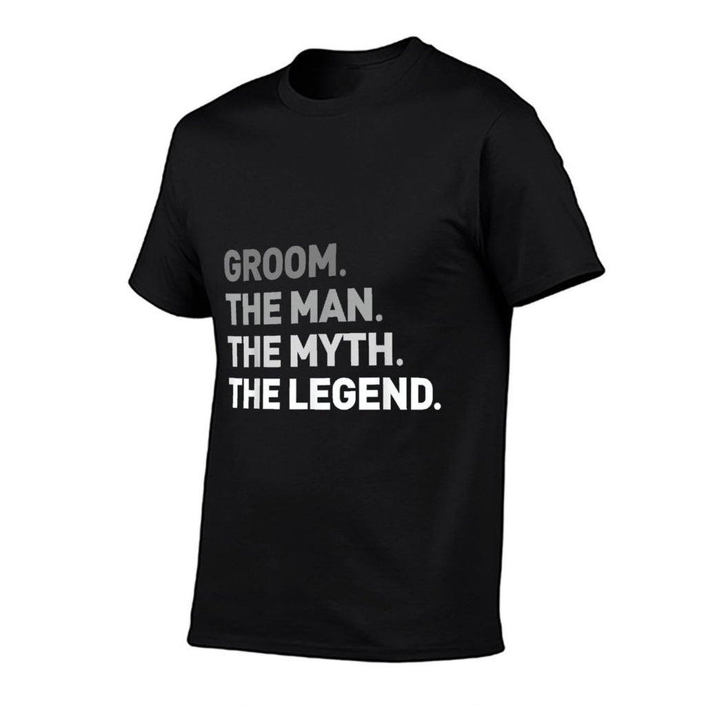The Man Myth Legend Cool Funny Gift for Groom Gift  Wrinkle-resistant T-Shirt