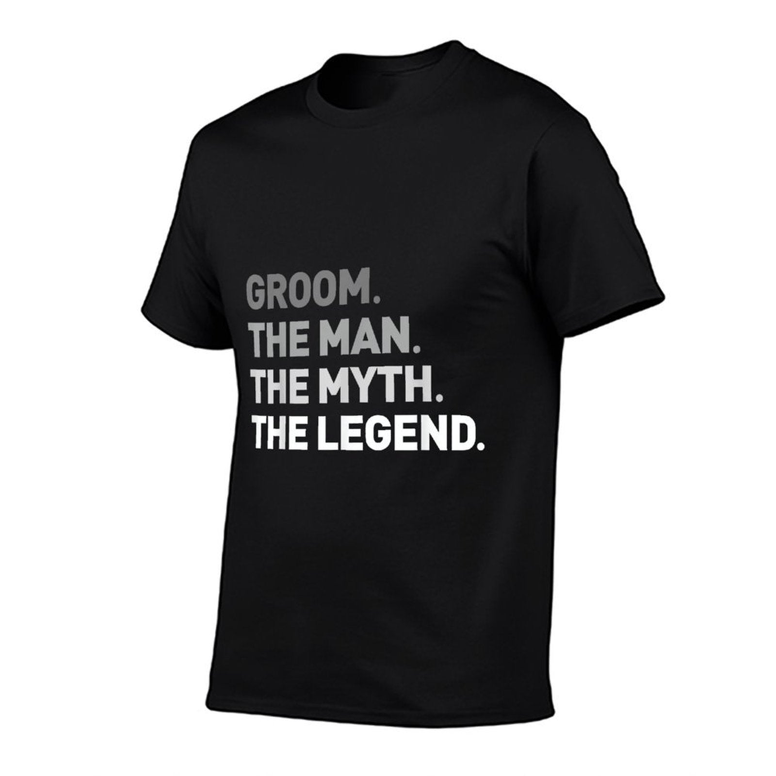 The Man Myth Legend Cool Funny Gift for Groom Gift  Wrinkle-resistant T-Shirt